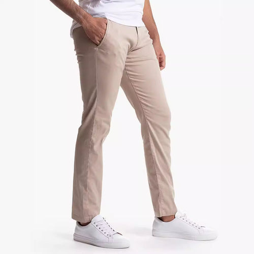 Herren Slim-Fit Chinohose aus atmungsaktivem Material