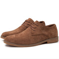 Herren Elegante Schnürschuhe aus weichem Wildleder