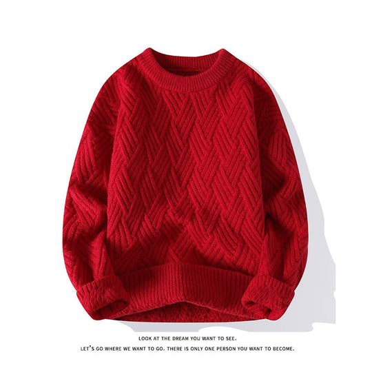 Damen grobgestrickter Oversize-Pullover mit Zopfmuster und elastischem Rippbund Shop Nory