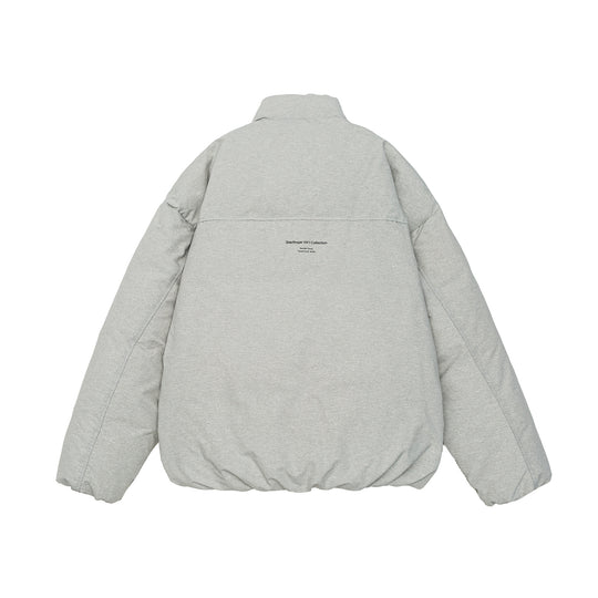 Damen Kurz geschnittene Oversize Steppjacke mit hohem Stehkragen und verdecktem Reißverschluss Shop Nory
