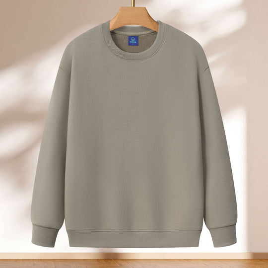 Damen lässiges Sweatshirt mit breiten Schultern und weichem Innenfutter