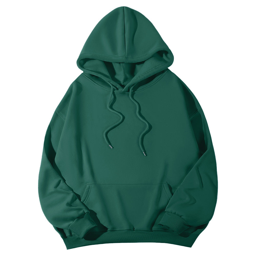 Unisex Oversize-Fleece-Hoodie mit tiefer Schulter, Kängurutasche und breitem Rippbund Shop Nory