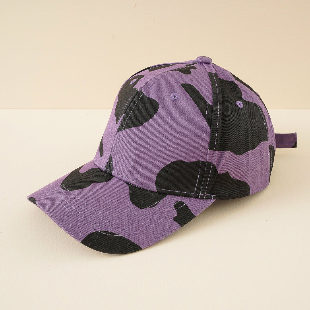 Damen Baseballcap mit verstellbarem Riemen und Kuhmuster Shop Nory