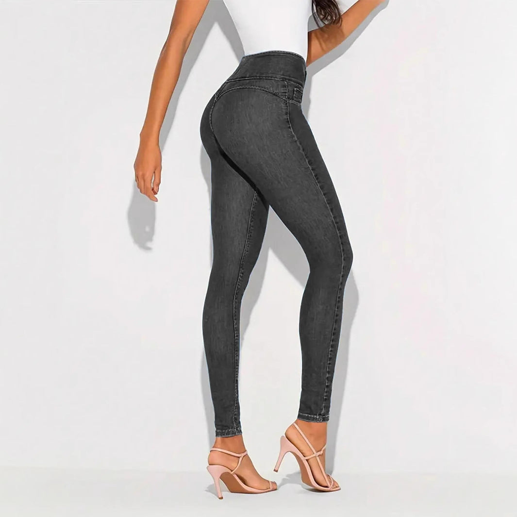 Damen Hochtaillierte Sculpting-Skinny-Jeans mit taillenformendem V-Bund und Push-Up-Effekt Shop Nory