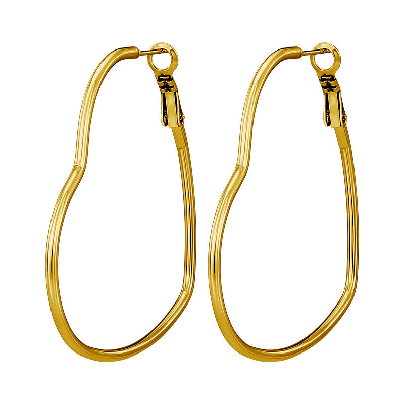 Damen Stylische Metallohrringe Shop Nory