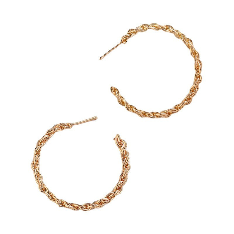 Damen Zarte und elegante Creolen aus hochwertigem Material Shop Nory