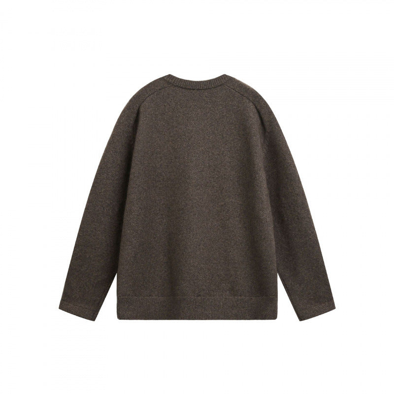 Unisex Feinstrick-Henley-Pullover mit Raglanärmeln und halber Knopfleiste Shop Nory