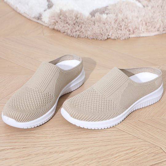 Damen bequeme und atmungsaktive Slip-On Sneaker