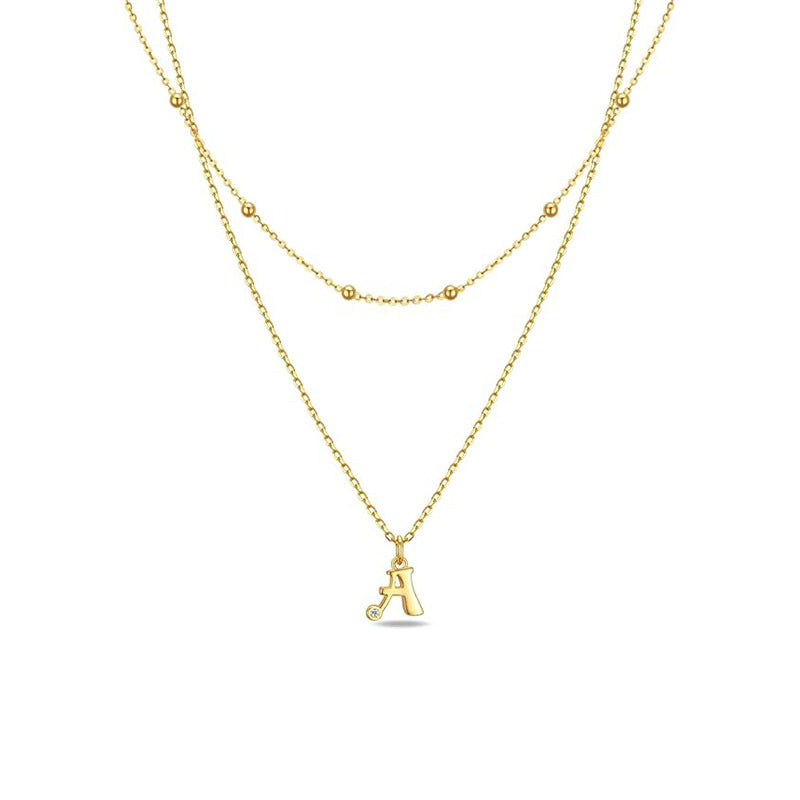 Damen Halskette mit mehrfarbigem Anhänger und filigranem Design Shop Nory