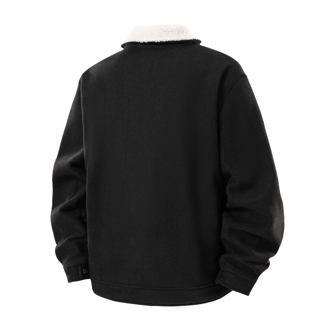 Herren Gemütliche Cordjacke mit Teddyfutter Shop Nory