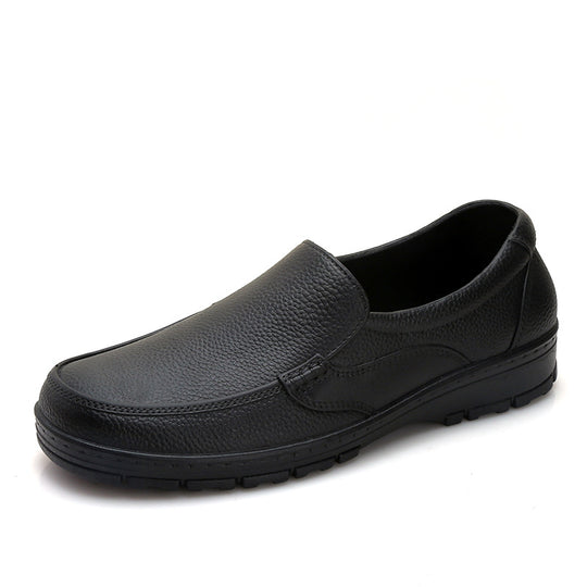 Herren Slipper Arbeits- und Freizeitschuh aus strukturiertem Kunstleder mit gepolsterter Innensohle Shop Nory