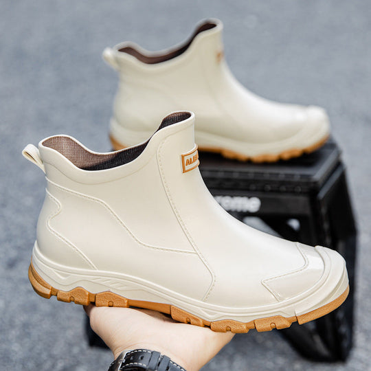 Herren Gummistiefel mit rutschfester Sohle und flexiblem Einstieg ShopNory