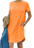 Damen Casual Kleid mit praktischen Taschen