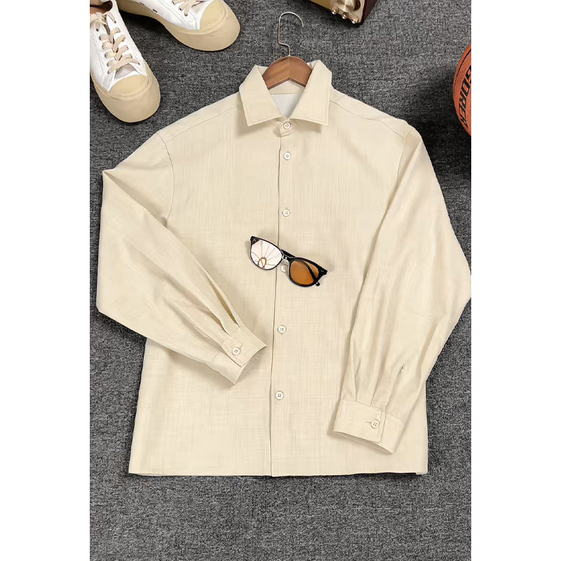 Herren Modische Langarm-Hemd Shop Nory