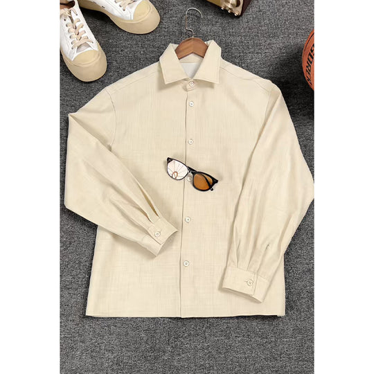 Herren Modische Langarm-Hemd Shop Nory