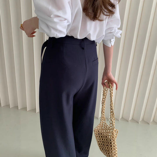 Damen Weite Bundfaltenhose Shop Nory