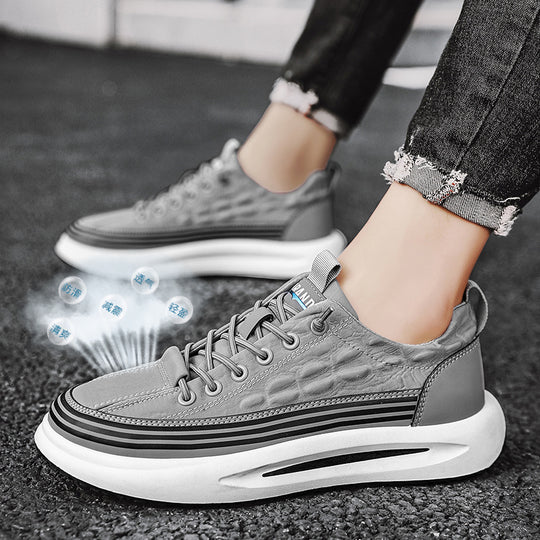 Herren Urbaner Chunky-Sneaker mit gestreifter Zwischensohle und gepolsterter Fersenkappe Shop Nory