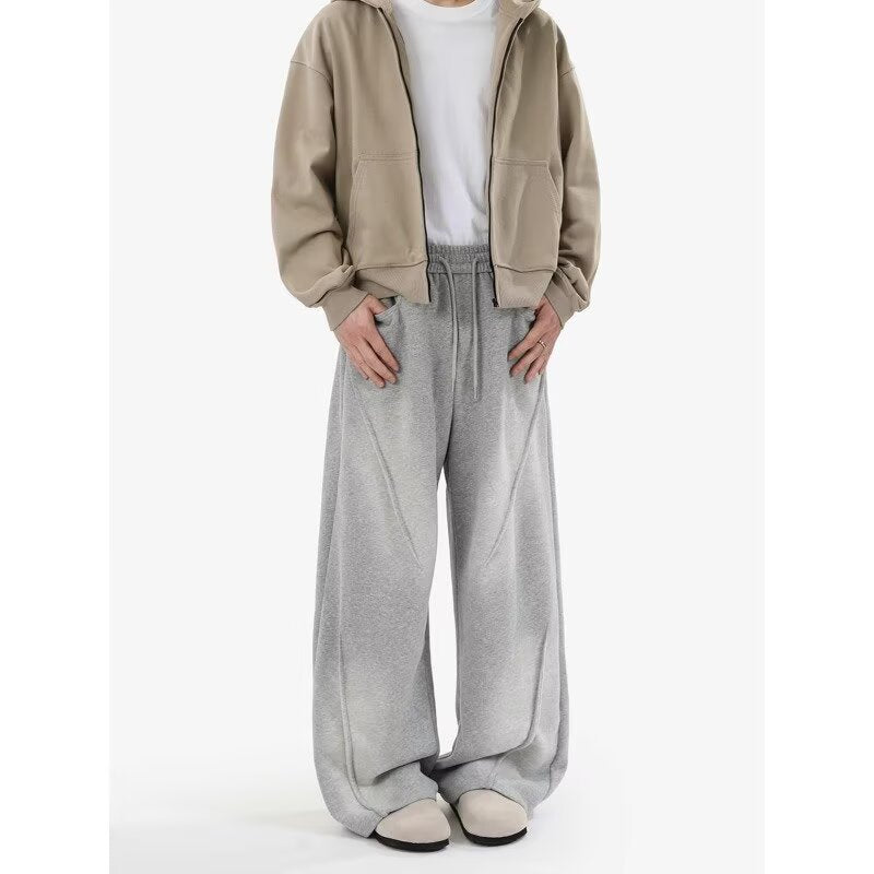 Herren Extreme Oversize Jogginghose mit extra weitem Bein, Kordelzug und Eingrifftaschen Shop Nory