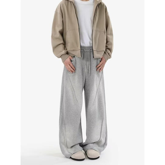 Herren Extreme Oversize Jogginghose mit extra weitem Bein, Kordelzug und Eingrifftaschen Shop Nory