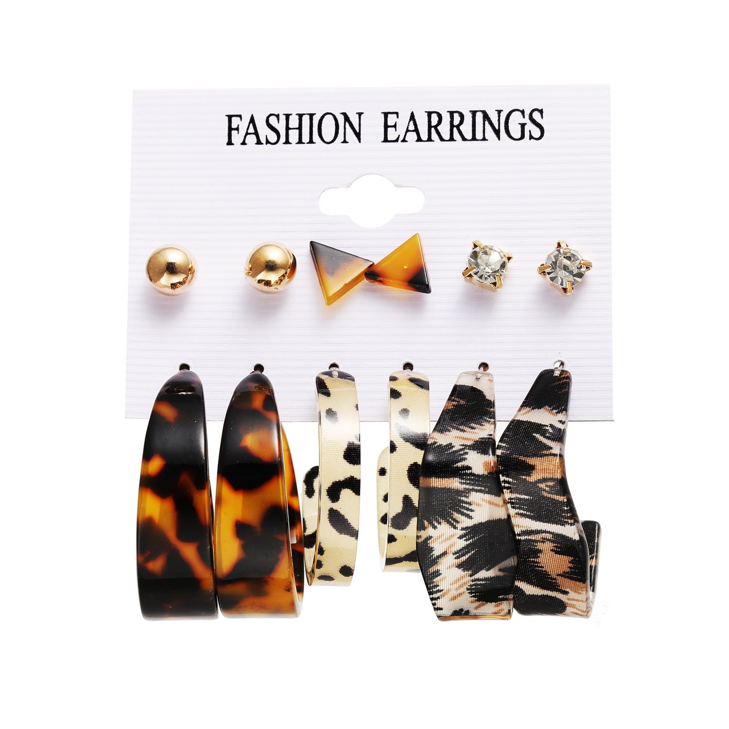 Damen Ohrringe Set mit verschiedenen Designs und kreativen Formen Shop Nory