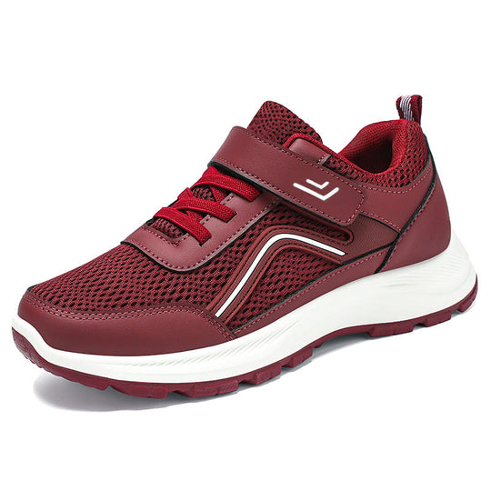 Damen Sportliche Freizeitschuhe mit rutschfestem Klettverschluss