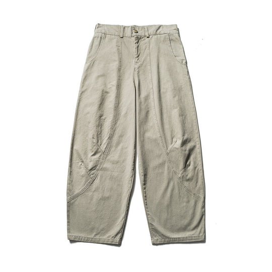 Herren Weite Workwear-Hose mit elastischem Taillenbund und geschwungenen Nahtpaneelen Shop Nory