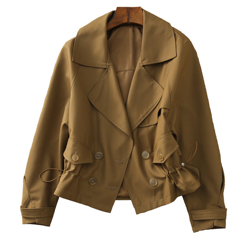 Damen modische Übergangsjacke mit elastischem Bund Shop Nory