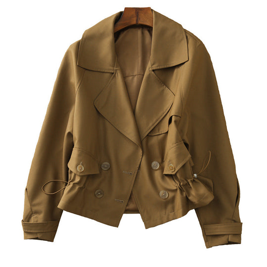 Damen modische Übergangsjacke mit elastischem Bund Shop Nory