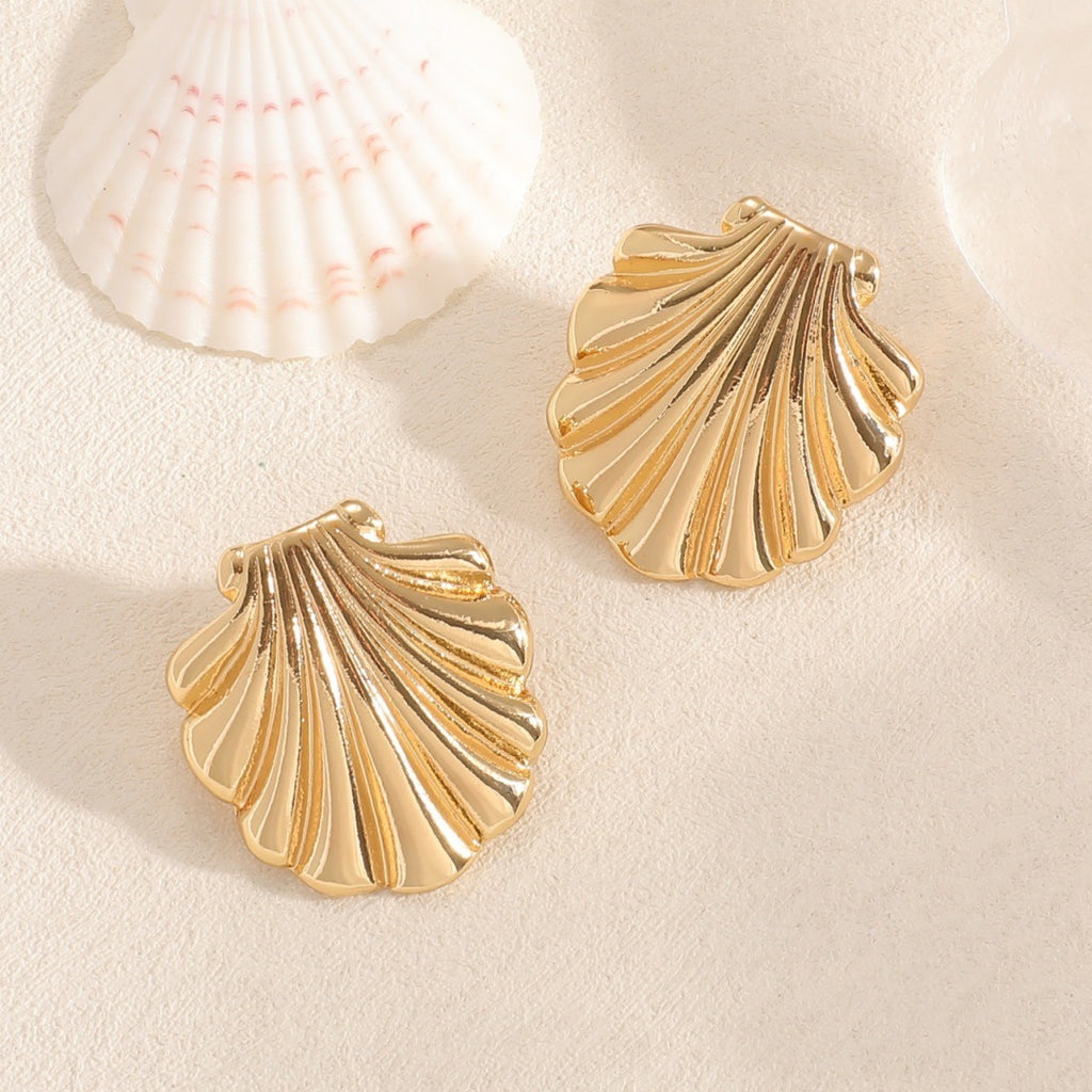 Damen Ohrstecker im eleganten Muscheldesign Shop Nory 1784077410