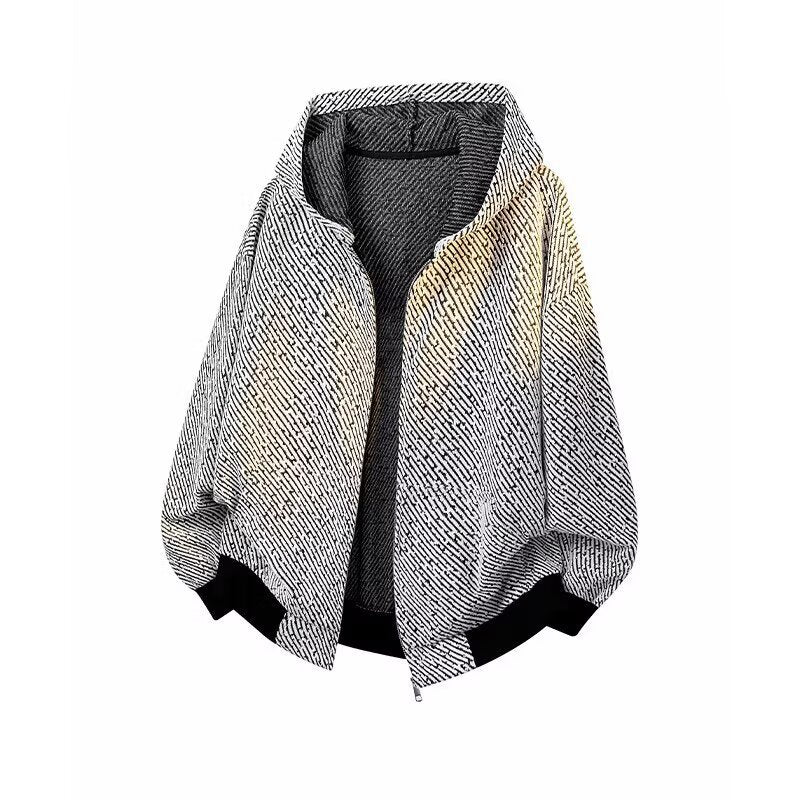 Damen Modische Jacke mit Kapuze und asymmetrischem Schnitt Shop Nory