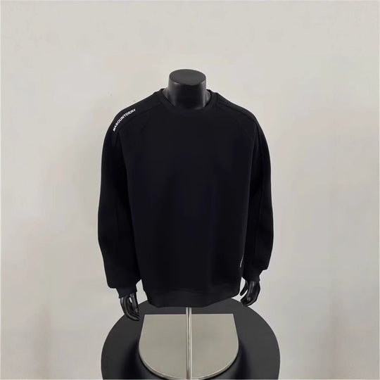 Herren Modischer Sweatshirt mit Schulter-Patch-Design Shop Nory
