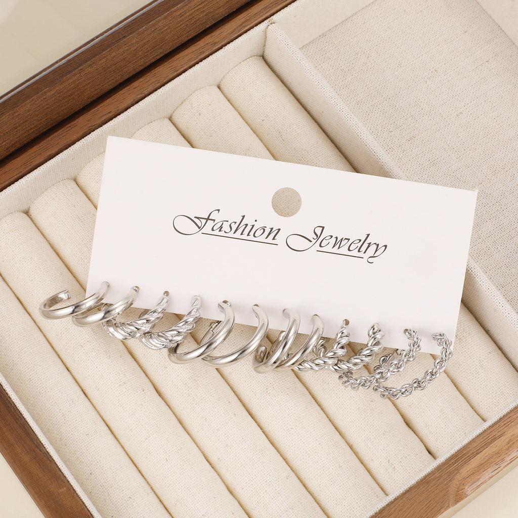 Damen Ohrringe Set mit stilvollen Designs und verspielten Anhängern Shop Nory