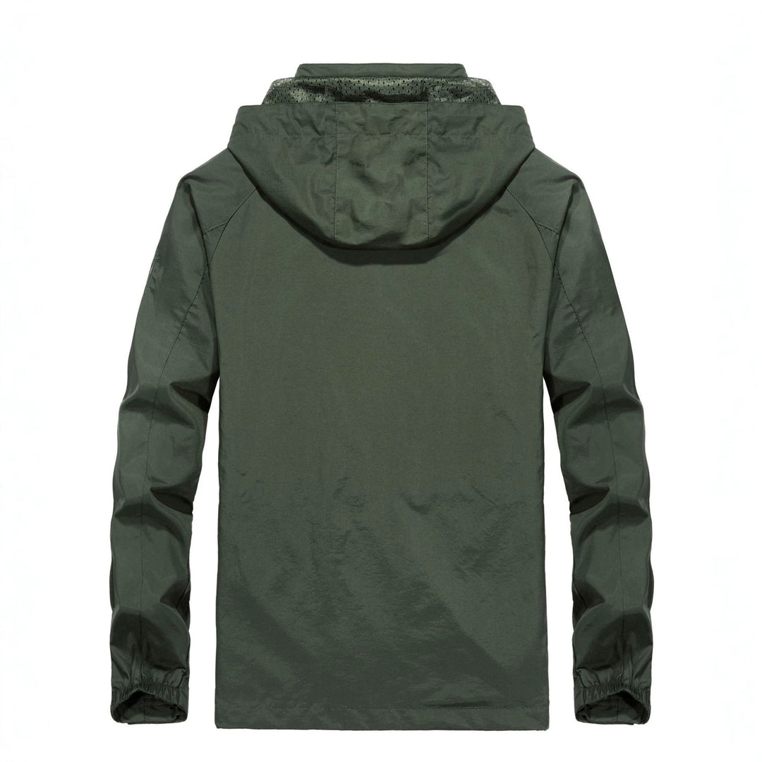 Herren Leichte Allwetter-Fieldjacke mit Kapuze, Mesh‑Innenfutter und Reißverschlusstaschen Shop Nory