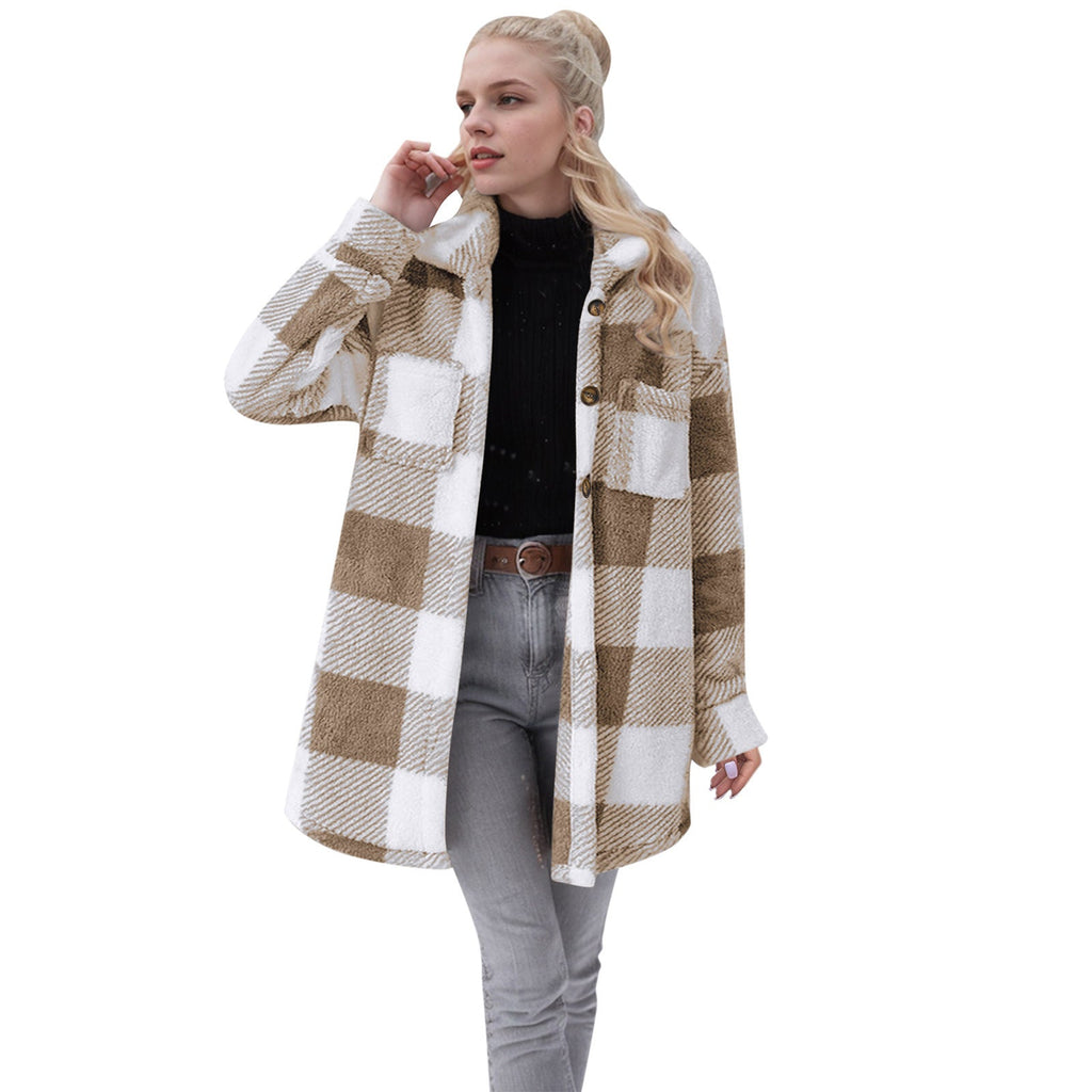 Damen Flanell-Jacke