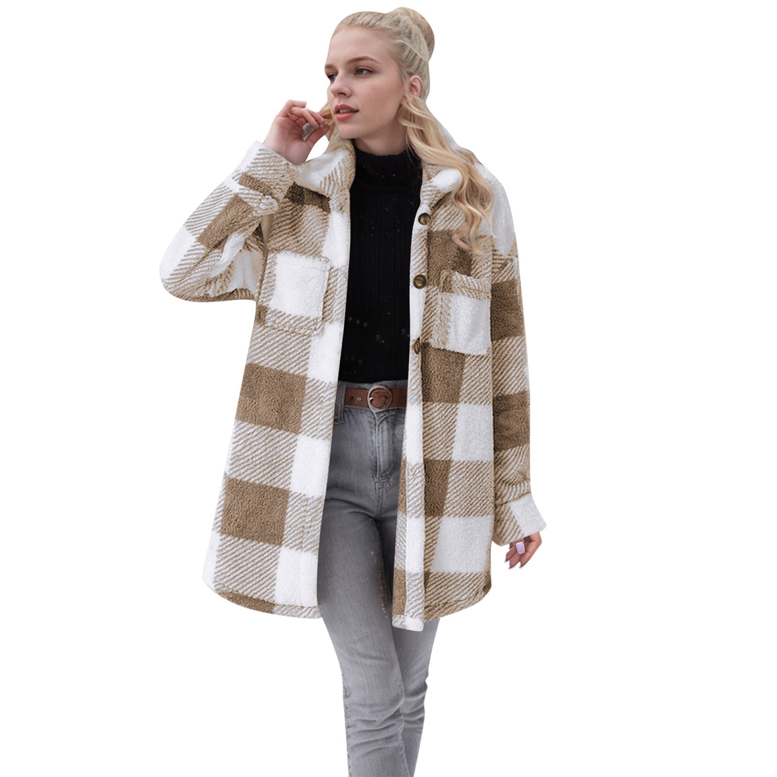 Damen Flanell-Jacke