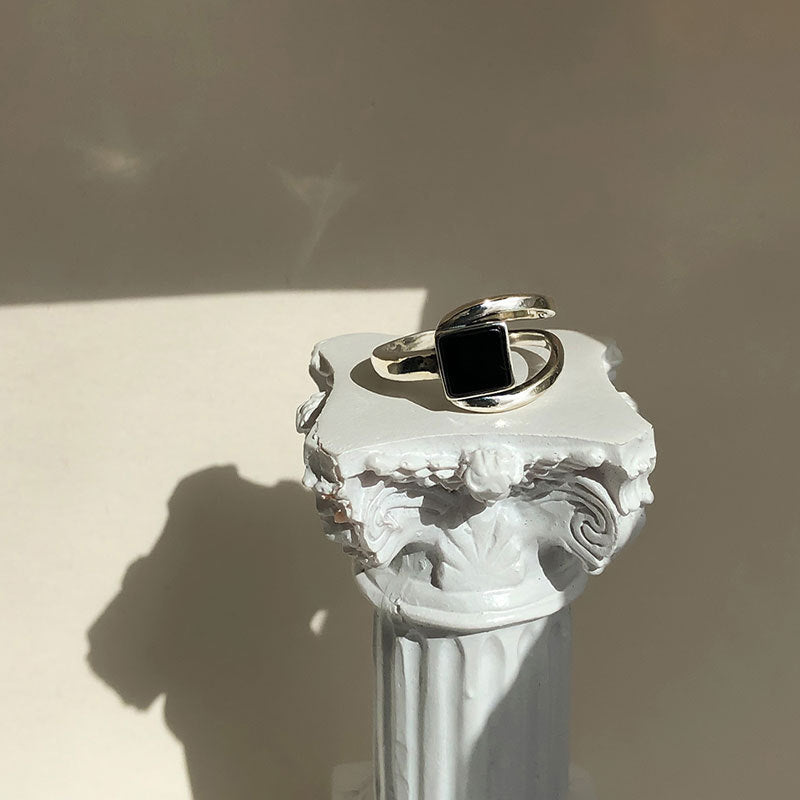 Damen Offener Ring mit innovativem Kettendesign Shop Nory
