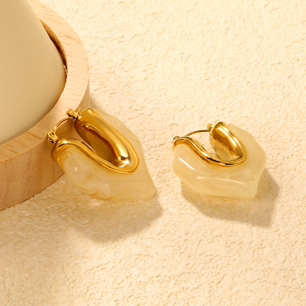 Damen Hängende Ohrstecker mit kreativem Design und elegantem Goldüberzug Shop Nory