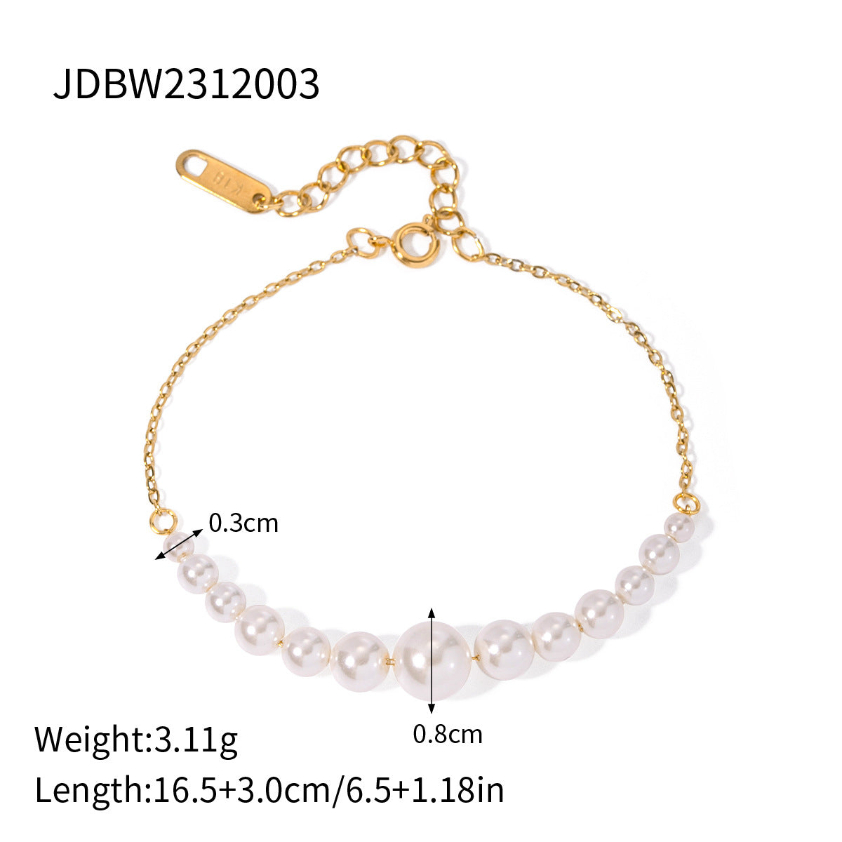 Damen Armband mit eleganten Blumenelementen aus hypoallergenem Edelstahl Shop Nory
