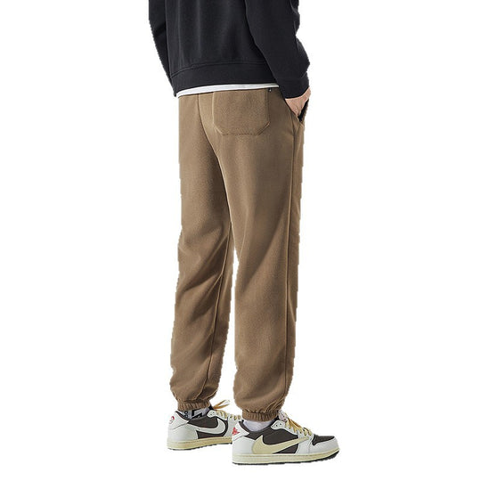 Herren Gefütterte Sweatpants mit Sherpa‑Innenfutter und elastischen Bündchen Shop Nory
