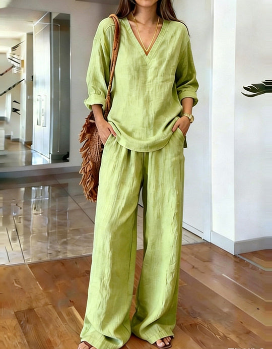 Bequeme Damenhose mit entspannter Passform und praktischen Taschen