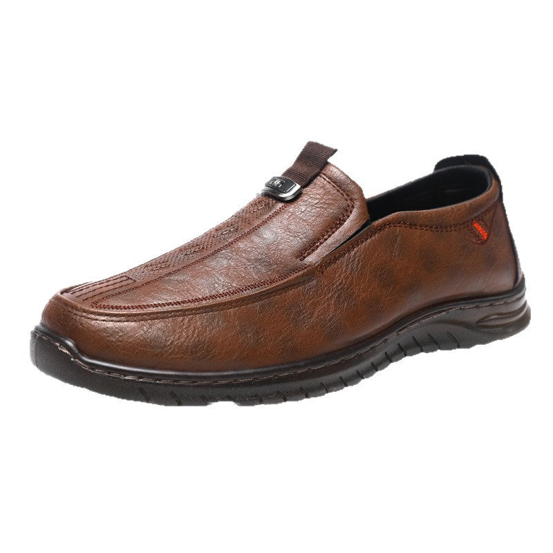 Damen elegante und bequeme Slipper aus Leder