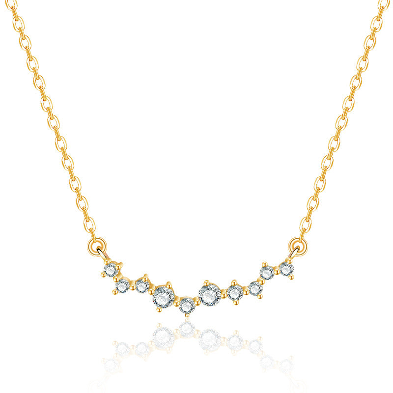 Damen Halskette mit funkelndem Zirkonia-Akzent und eleganter Verarbeitung Shop Nory