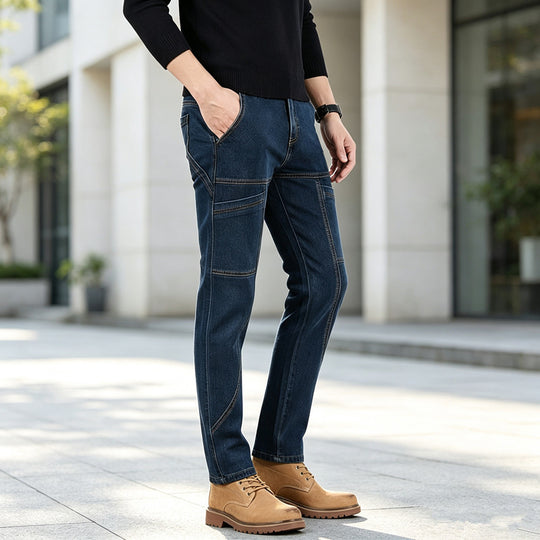 Herren Bequeme und stylische Workwear Denim Hose Shop Nory
