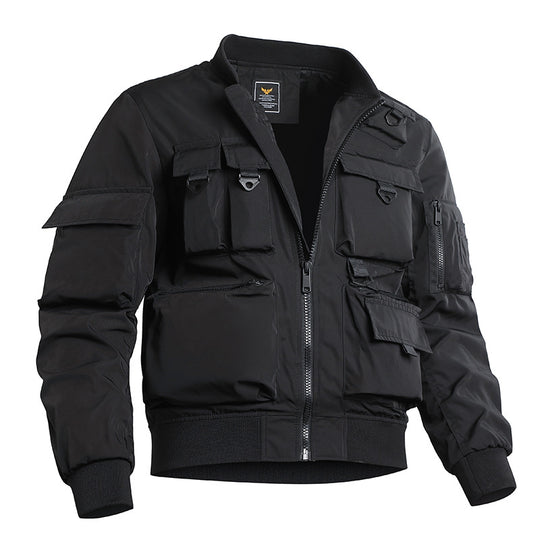 Herren taktische Bomberjacke mit multifunktionalen Utility-Taschen Shop Nory