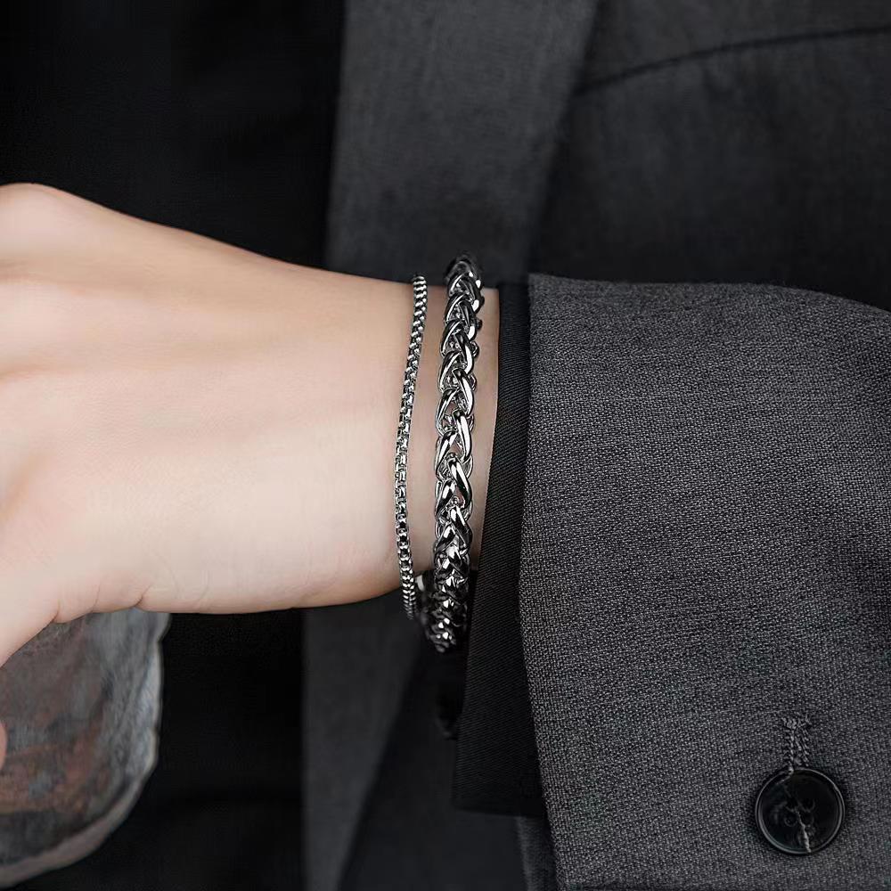 Herren Armbanduhr mit künstlerischem Ketten-Design Shop Nory