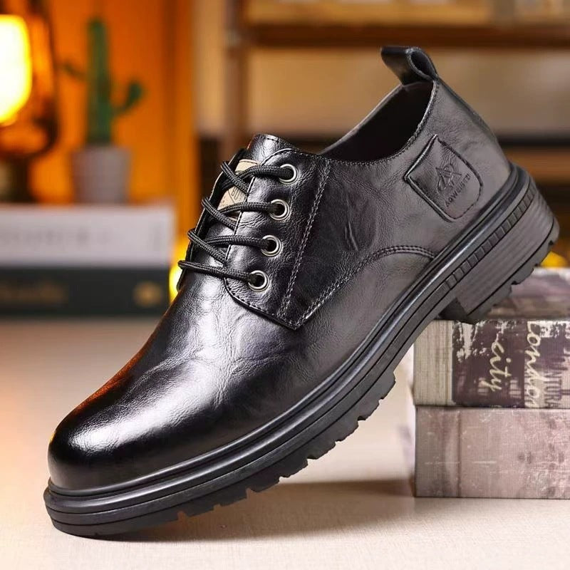 Herren Elegante Schnürschuhe aus hochwertigem Material mit rutschfester Sohle