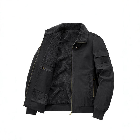 Herren Stylische Übergangsjacke mit Teddyfutter Shop Nory