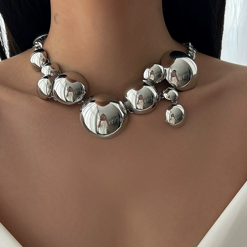 Damen Schmuckset mit skulpturalen Edelstahl-Elementen Shop Nory