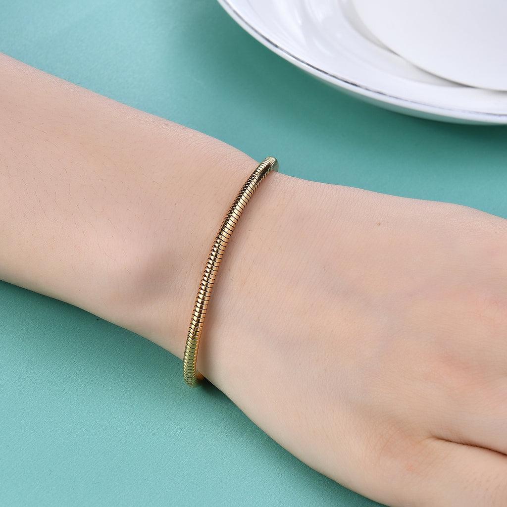 Damen Flexibles Schlaucharmband mit verstellbarem Verschluss Shop Nory
