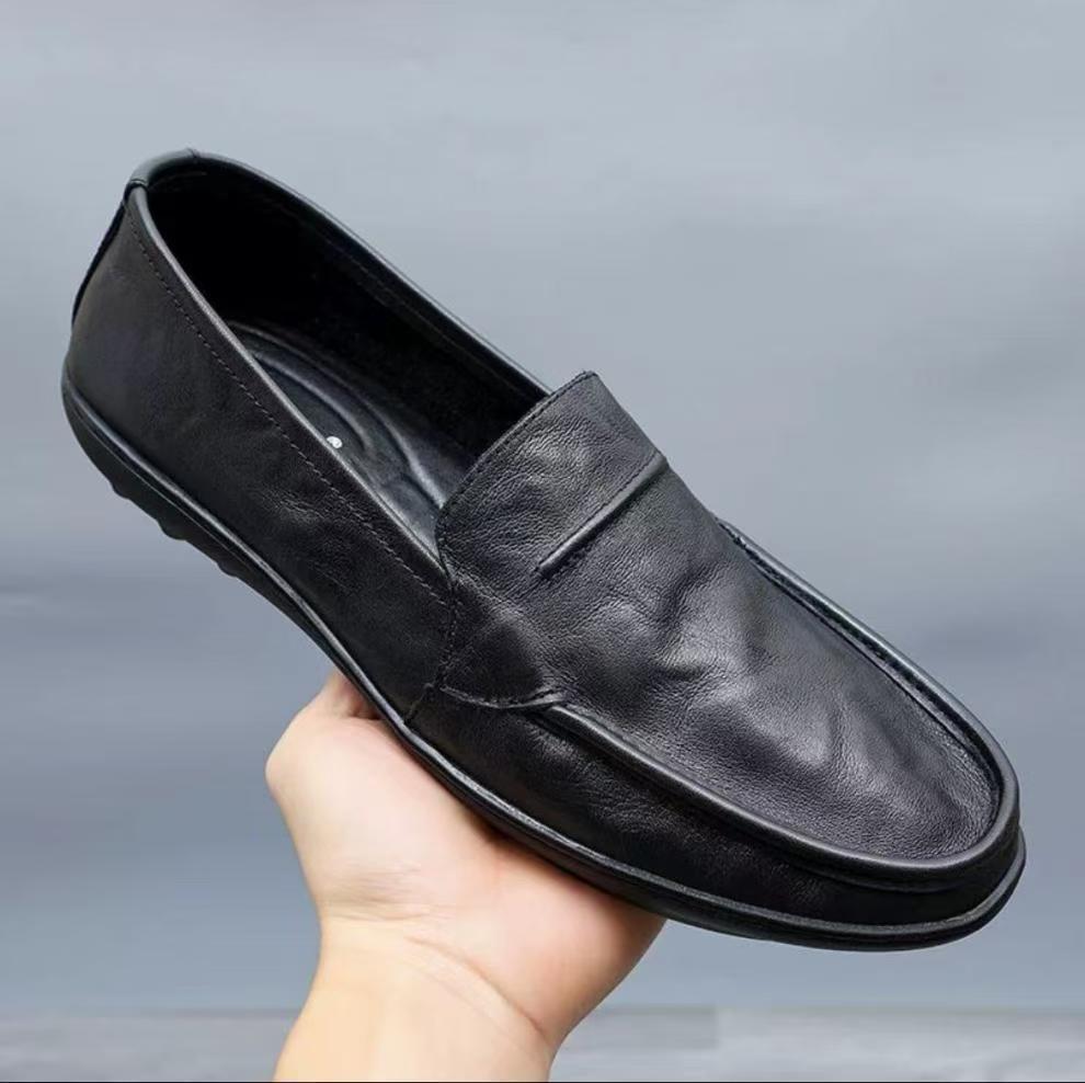 Herren elegante Mokassins aus hochwertigem Leder Shopnory